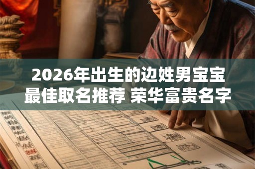 2026年出生的边姓男宝宝最佳取名推荐 荣华富贵名字示范 2026年出生的边姓男宝宝最佳取名推荐 荣华富贵名字示范