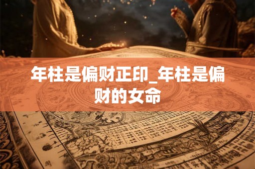 年柱是偏财正印_年柱是偏财的女命 年柱是偏财正印_年柱是偏财的女命