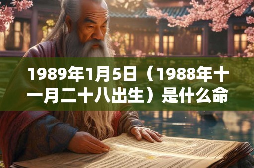 1989年1月5日(1988年十一月二十八出生)是什么命_命运如何 1989年1月5日(1988年十一月二十八出生)是什么命_命运如何