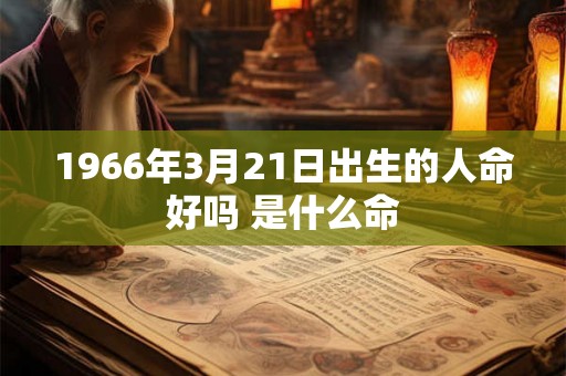 1966年3月21日出生的人命好吗 是什么命
