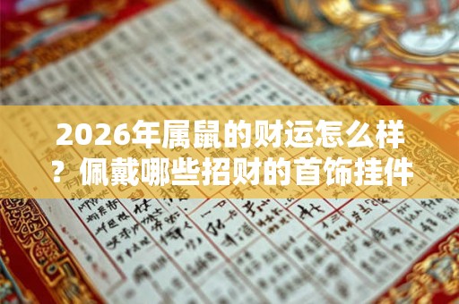 2026年属鼠的财运怎么样？佩戴哪些招财的首饰挂件？