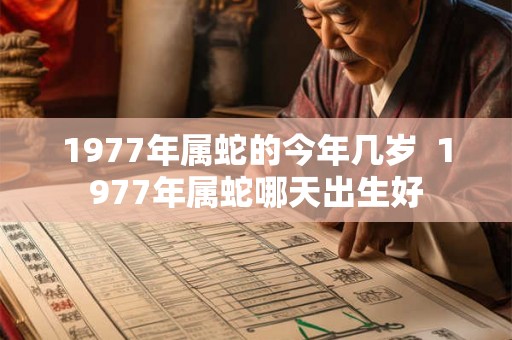 1977年属蛇的今年几岁  1977年属蛇哪天出生好