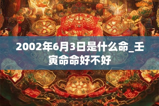 2002年6月3日是什么命_壬寅命命好不好