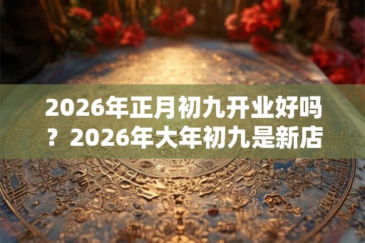 2026年正月初九开业好吗?2026年大年初九是新店开张的吉日吗? 2026年正月初九开业好吗?2026年大年初九是新店开张的吉日吗?