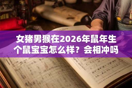 女猪男猴在2026年鼠年生个鼠宝宝怎么样？会相冲吗？