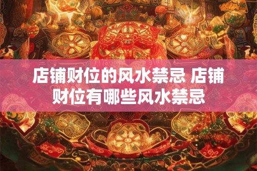店铺财位的风水禁忌 店铺财位有哪些风水禁忌