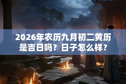 2026年农历九月初二黄历是吉日吗？日子怎么样？