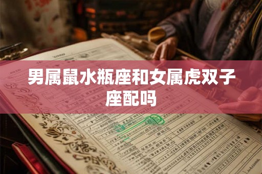男属鼠水瓶座和女属虎双子座配吗