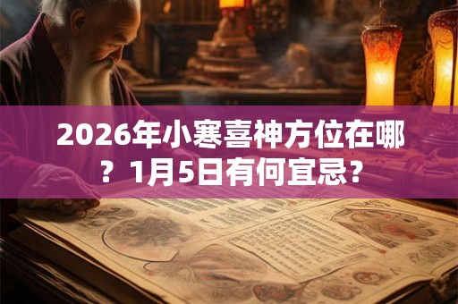 2026年小寒喜神方位在哪？1月5日有何宜忌？