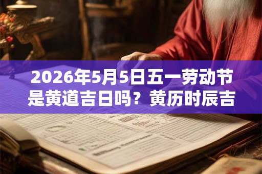 2026年5月5日五一劳动节是黄道吉日吗？黄历时辰吉凶如何？