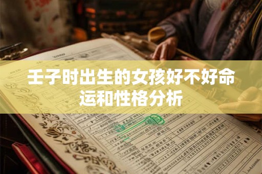 壬子时出生的女孩好不好命运和性格分析