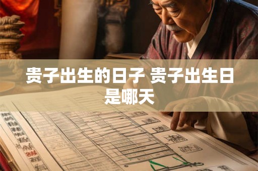 贵子出生的日子 贵子出生日是哪天