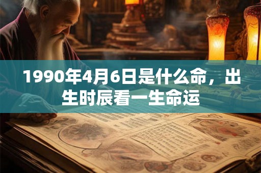 1990年4月6日是什么命,出生时辰看一生命运 1990年4月6日是什么命,出生时辰看一生命运