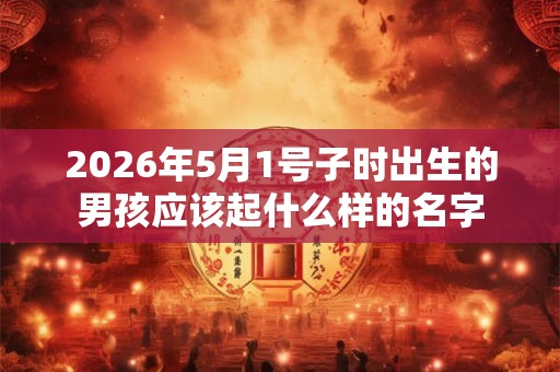 2026年5月1号子时出生的男孩应该起什么样的名字