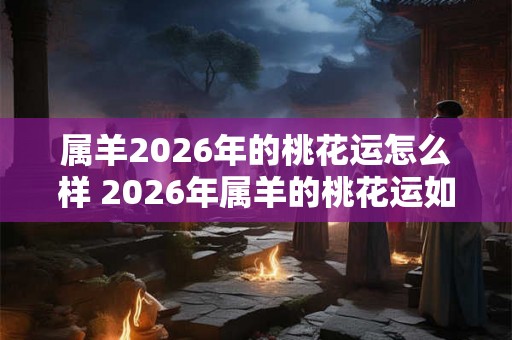 属羊2026年的桃花运怎么样 2026年属羊的桃花运如何