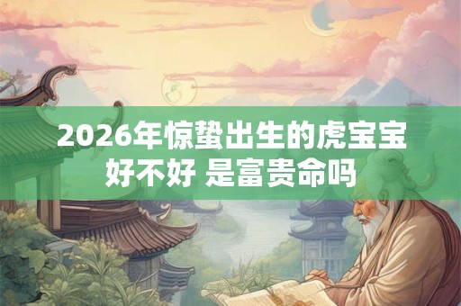2026年惊蛰出生的虎宝宝好不好 是富贵命吗