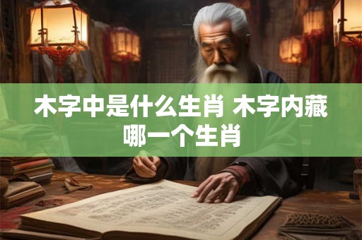 木字中是什么生肖 木字内藏哪一个生肖