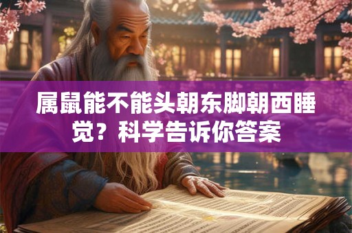 属鼠能不能头朝东脚朝西睡觉？科学告诉你答案