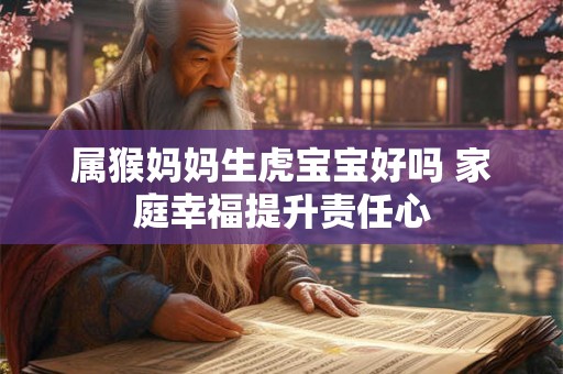 属猴妈妈生虎宝宝好吗 家庭幸福提升责任心 属猴妈妈生虎宝宝好吗 家庭幸福提升责任心