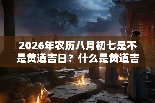 2026年农历八月初七是不是黄道吉日？什么是黄道吉日呢？