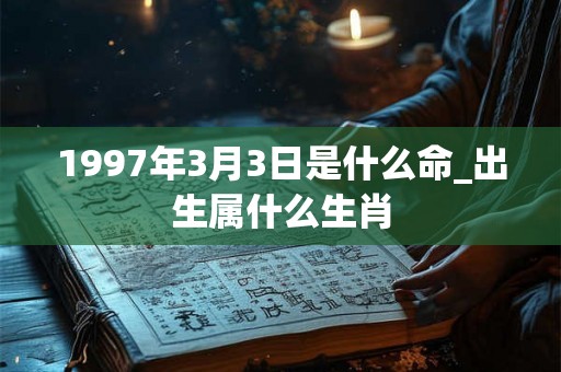1997年3月3日是什么命_出生属什么生肖 1997年3月3日是什么命_出生属什么生肖