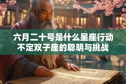 六月二十号是什么星座行动不定双子座的聪明与挑战
