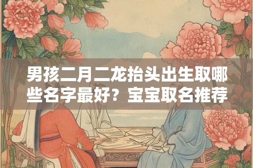 男孩二月二龙抬头出生取哪些名字最好？宝宝取名推荐