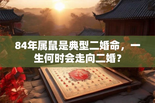 84年属鼠是典型二婚命，一生何时会走向二婚？