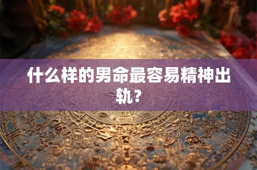 什么样的男命最容易精神出轨？