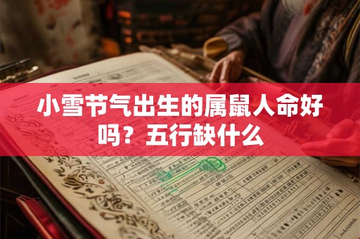小雪节气出生的属鼠人命好吗？五行缺什么