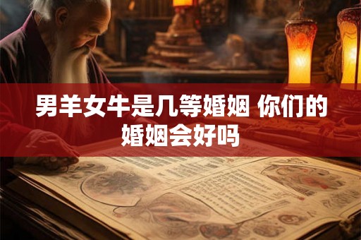 男羊女牛是几等婚姻 你们的婚姻会好吗
