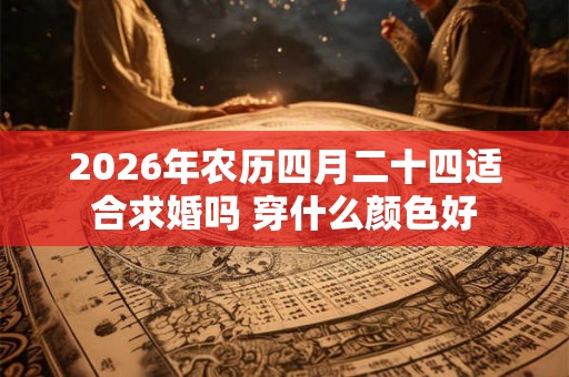 2026年农历四月二十四适合求婚吗 穿什么颜色好