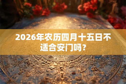 2026年农历四月十五日不适合安门吗？
