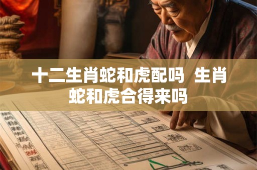 十二生肖蛇和虎配吗  生肖蛇和虎合得来吗