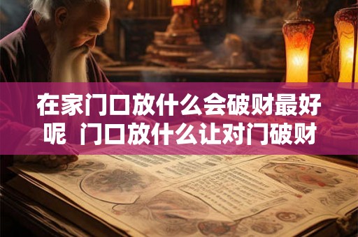 在家门口放什么会破财最好呢  门口放什么让对门破财