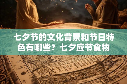 七夕节的文化背景和节日特色有哪些？七夕应节食物