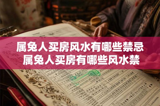 属兔人买房风水有哪些禁忌 属兔人买房有哪些风水禁忌