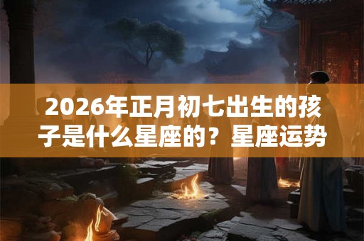 2026年正月初七出生的孩子是什么星座的？星座运势如何？