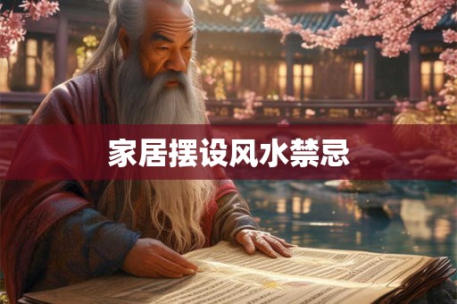家居摆设风水禁忌