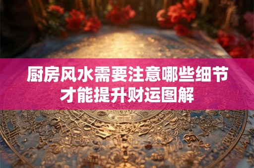 厨房风水需要注意哪些细节才能提升财运图解