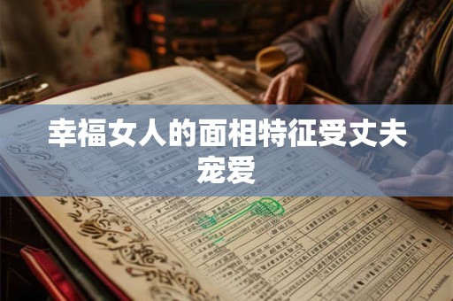 幸福女人的面相特征受丈夫宠爱