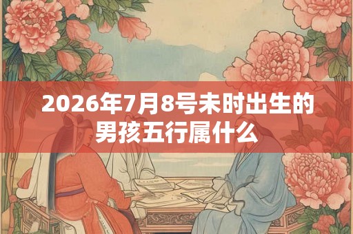 2026年7月8号未时出生的男孩五行属什么