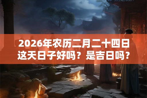 2026年农历二月二十四日这天日子好吗？是吉日吗？