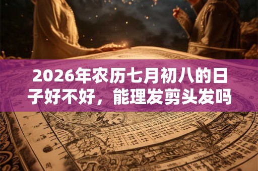 2026年农历七月初八的日子好不好，能理发剪头发吗？