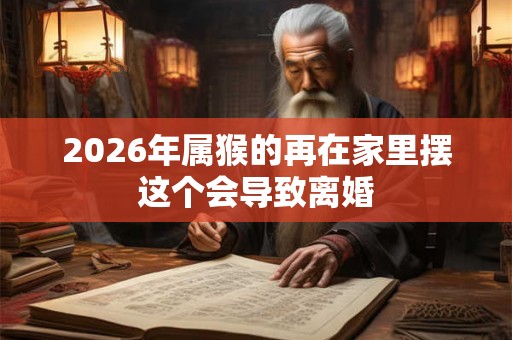 2026年属猴的再在家里摆这个会导致离婚