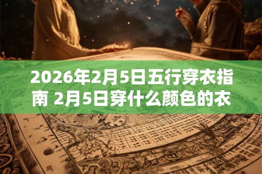 2026年2月5日五行穿衣指南 2月5日穿什么颜色的衣服