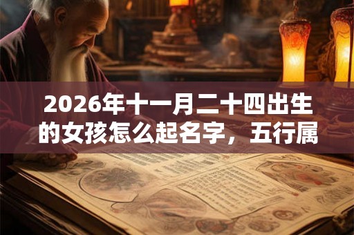 2026年十一月二十四出生的女孩怎么起名字，五行属什么