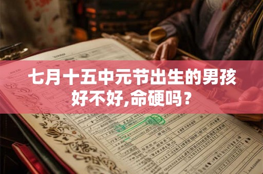 七月十五中元节出生的男孩好不好,命硬吗? 七月十五中元节出生的男孩好不好,命硬吗?