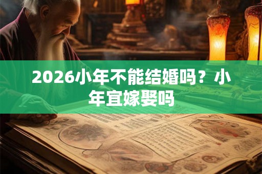 2026小年不能结婚吗?小年宜嫁娶吗 2026小年不能结婚吗?小年宜嫁娶吗