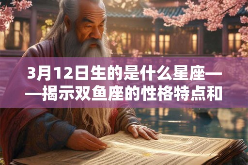 3月12日生的是什么星座——揭示双鱼座的性格特点和运势